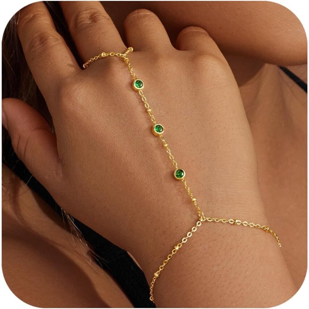 Gold-Style 11Dainty Stack Beaded Pearl Rope Bracelets Jewelry Gifts for Women